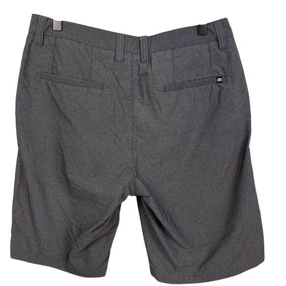 Travis Mathew Men's Beck Shorts Golf Athleisure Preppy 32 Dark Gray Performance - Picture 2 of 8